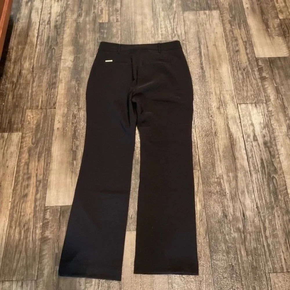 Black Boot Cut Michael Kors Trousers, Size 6